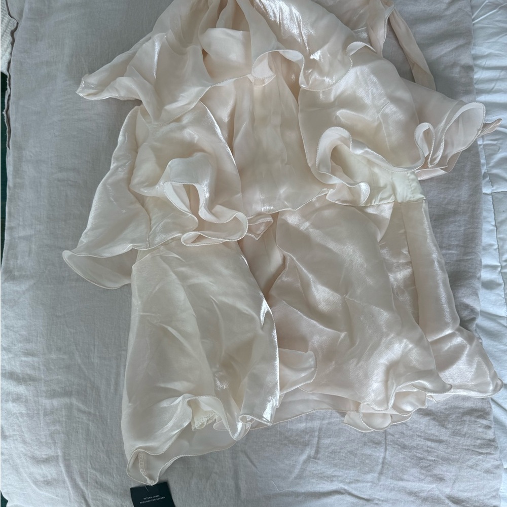 Storets Cream Ruffled Chemise